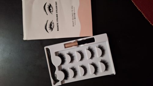 Magnetic Eyelashes with Eyeliner Kit (7 Piece Set) photo review